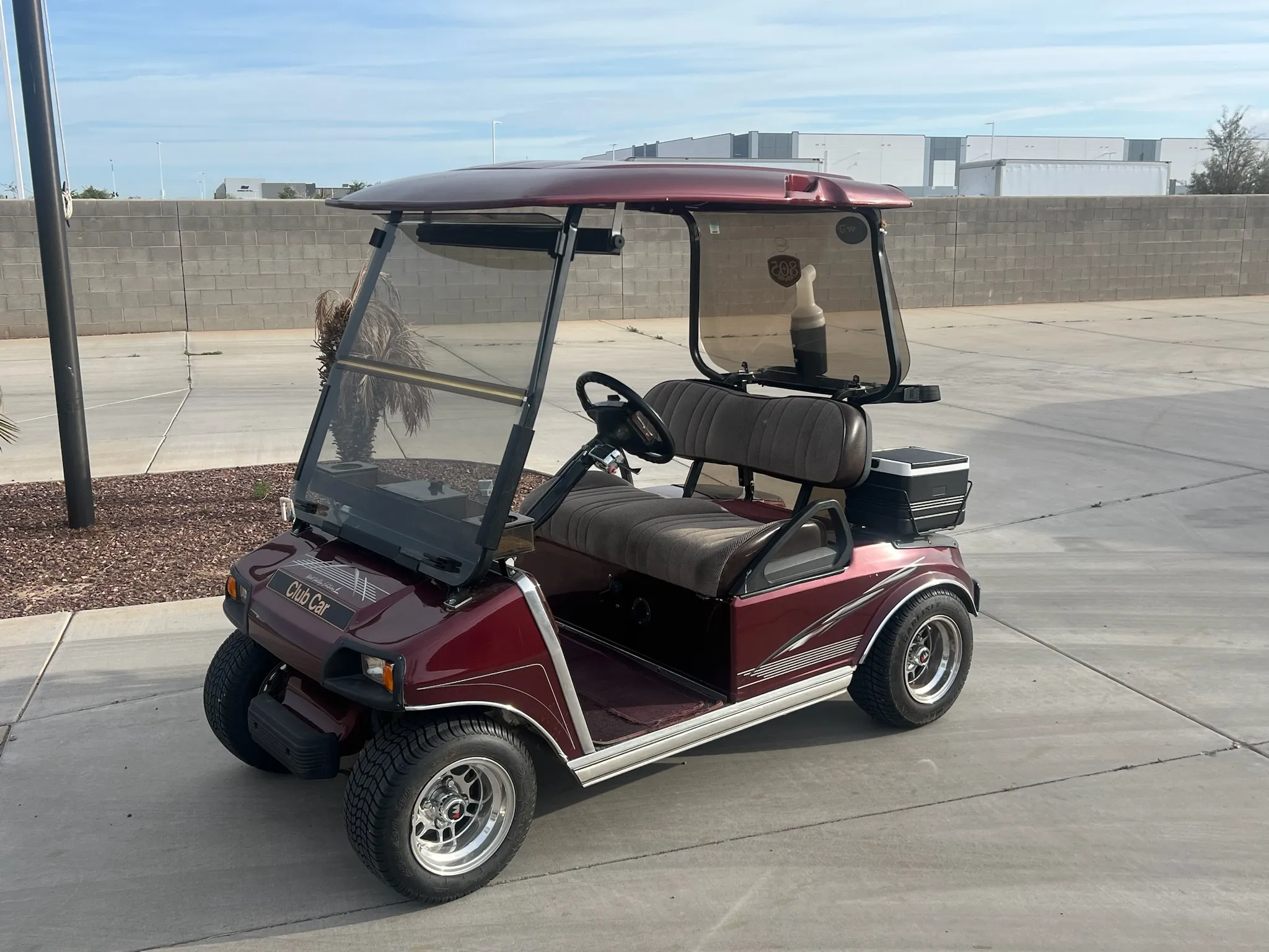 Club Car DS Maroon 