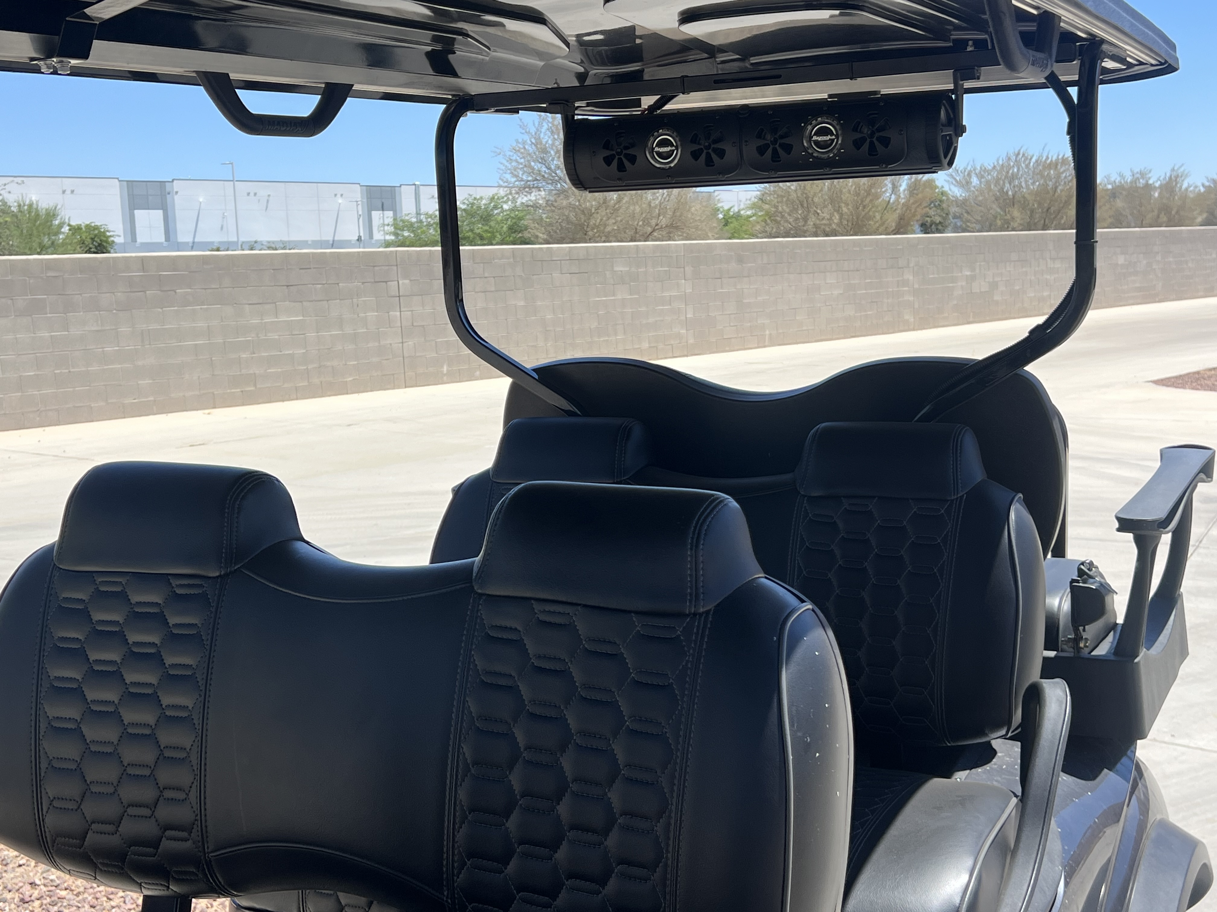 Sound bar and comfy seats 